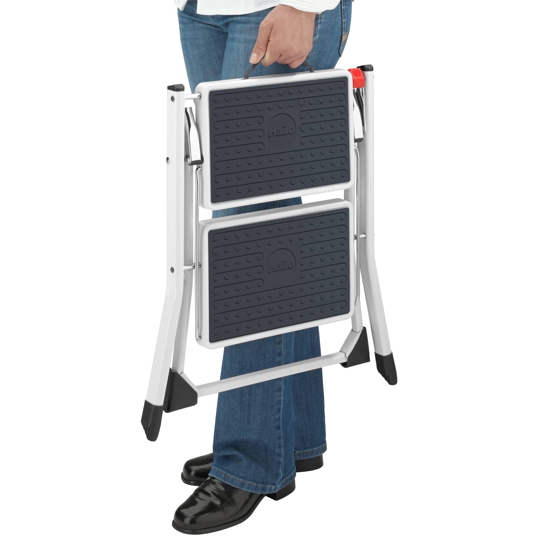 Hailo Standardline 2-Tier Step Ladder (49 x 4 x 56 cm)