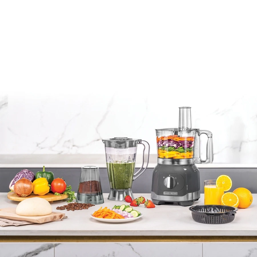 Black + Decker Multi-Function Food Processor, FX1000FG-B5 (1000 W)