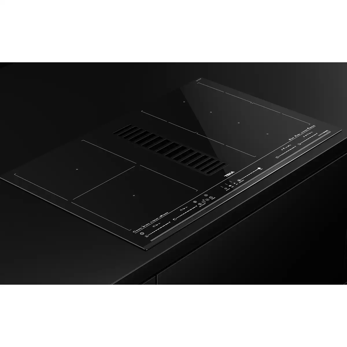 Teka FullFlex MasterSense Air 4 Zone Induction Hob W/Integrated Hood, AFF 87601 (21.9 x 80 x 51 cm)