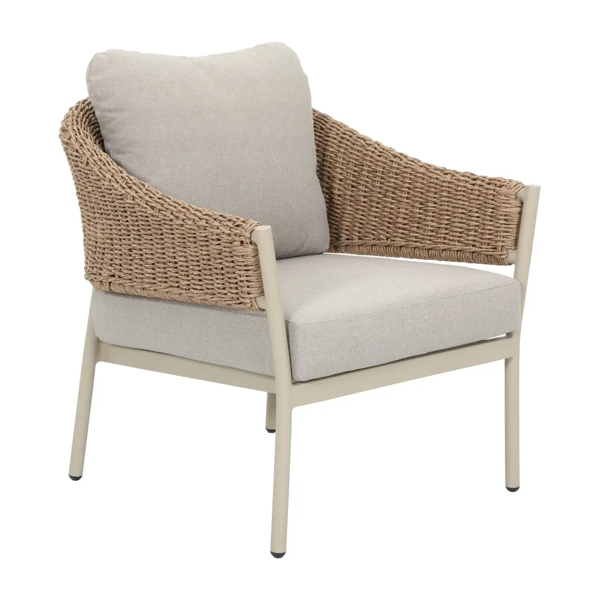Lucca 4-Seater Aluminum Rattan Outdoor Sofa Set