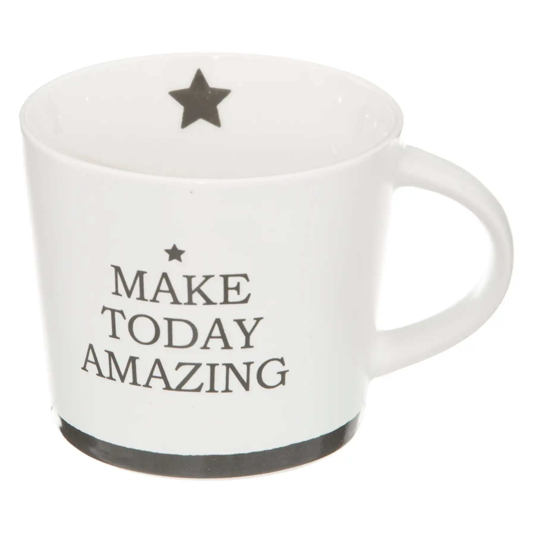 SG New Bone China Happy Mug (Assorted colors/designs, 320 ml)
