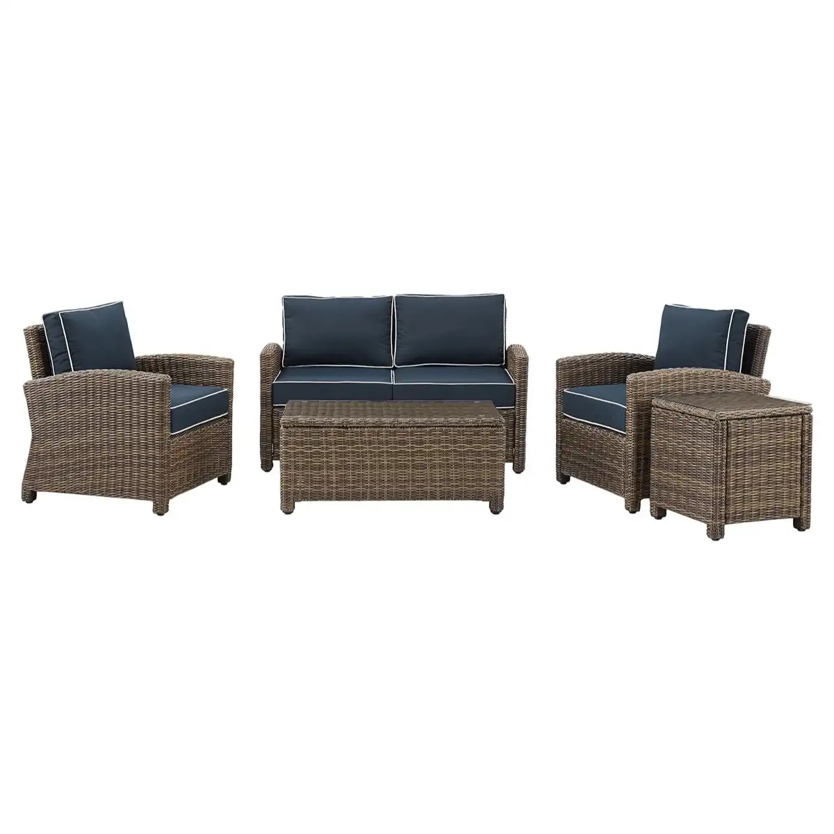 Portland 4-Seater Rattan Outdoor Sofa Set (140 x 81.5 x 82 cm)