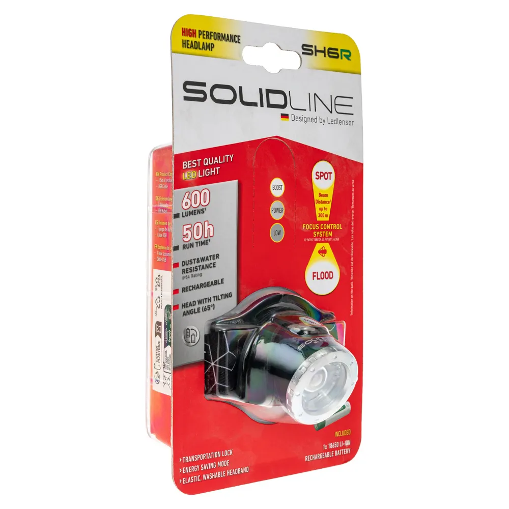 Ledlenser Solidline SH6R Headlamp