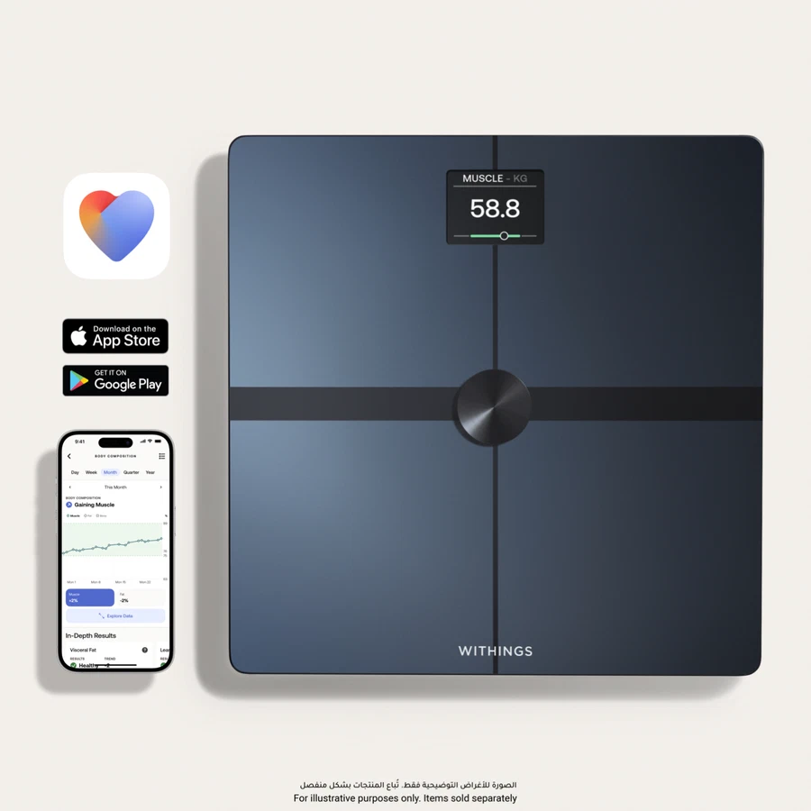 Withings Body Smart Wi-Fi Digital Scale (Black)