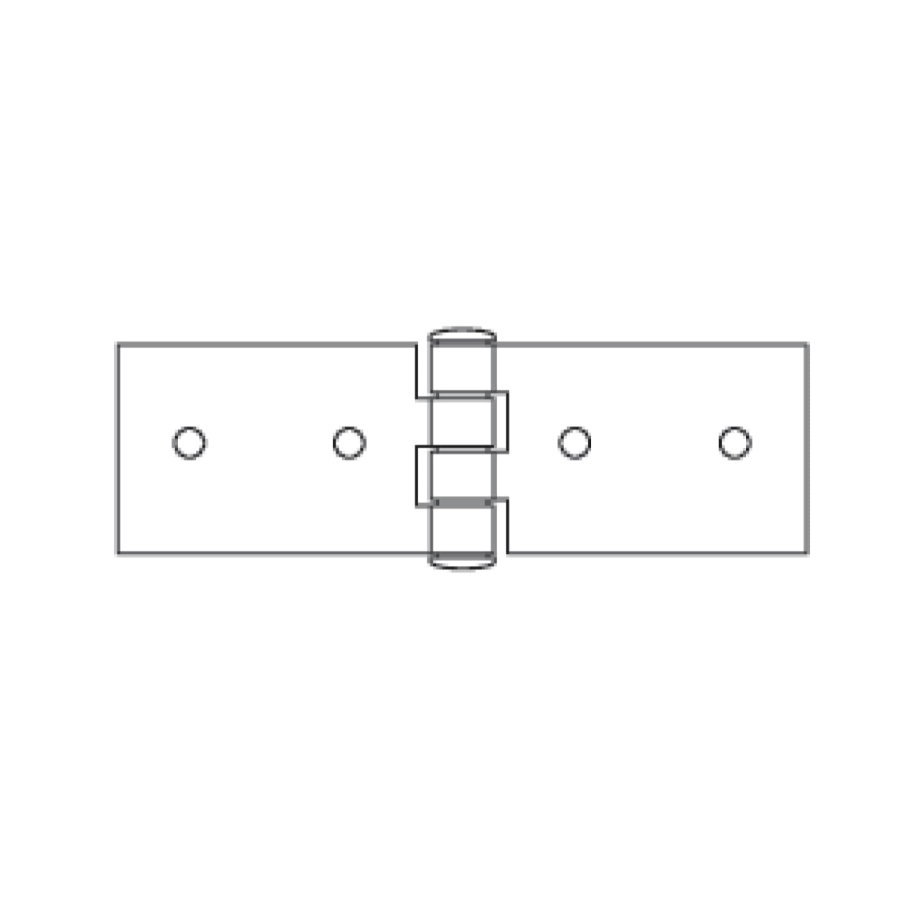 Suki Heavy Duty Steel Gate Hinge (12 x 3.5 cm)