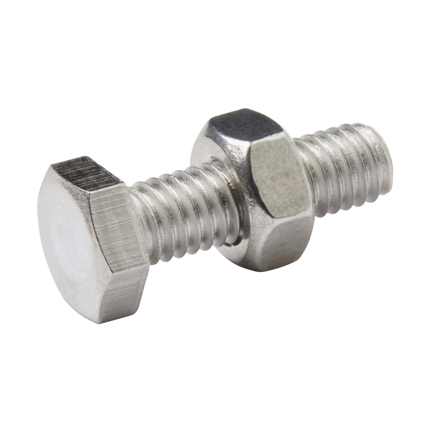 Diall M6 Hex Stainless Steel Bolt & Nut (20 mm, 10 Pc.)