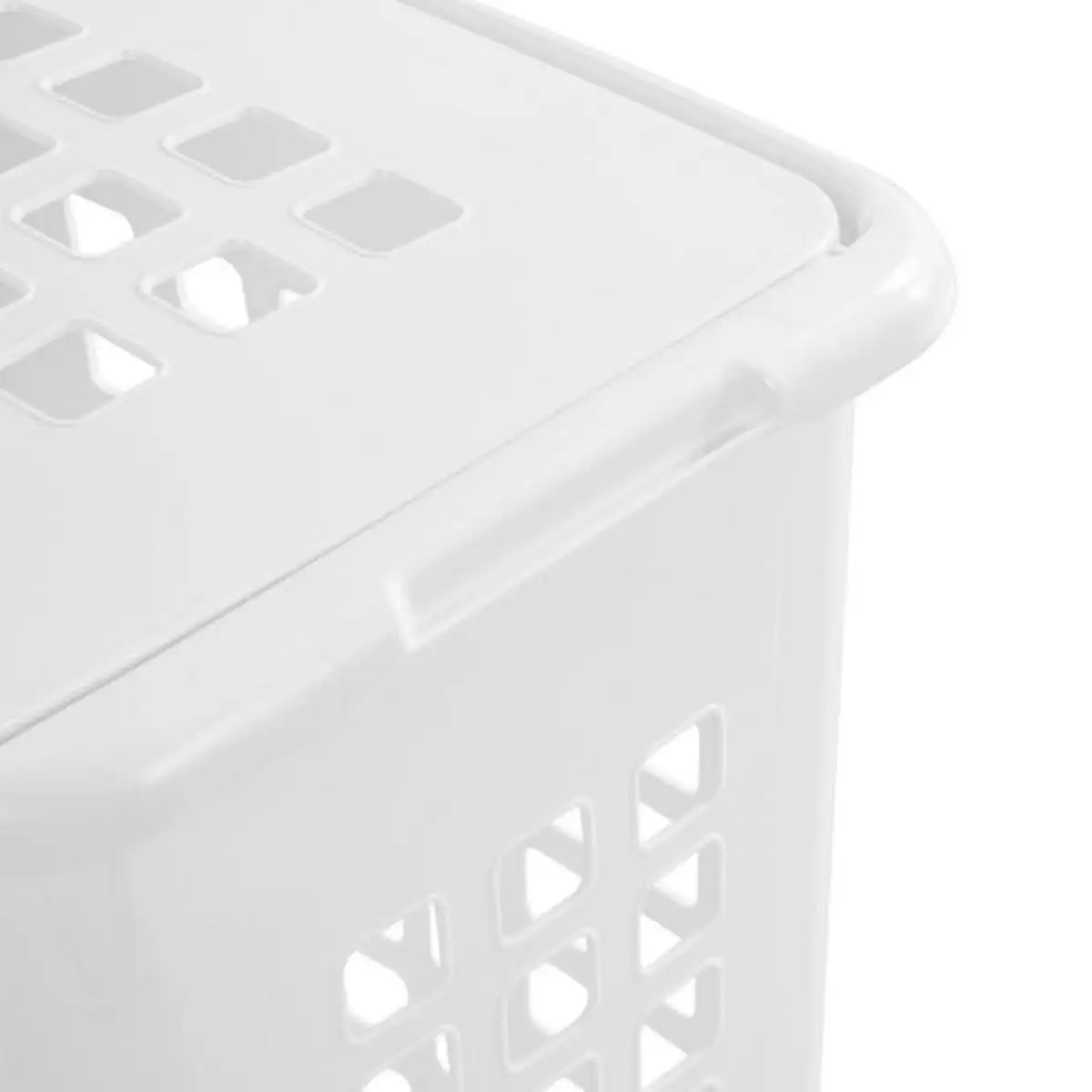 Sterilite 12177906 Plastic Lifttop Laundry Hamper (White)