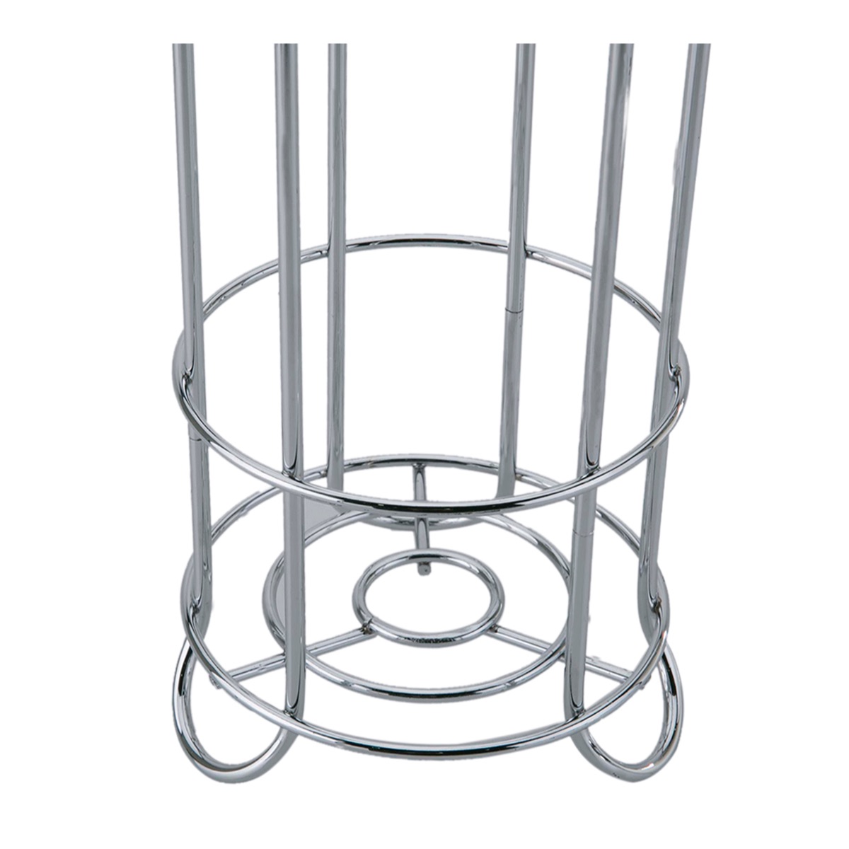 Interdesign Toilet Paper Holder Stand Plus (38 x 46 x 20 cm, Silver)