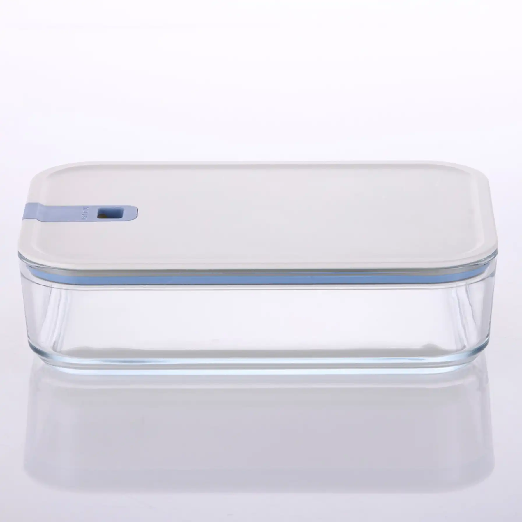 Neoflam Perfect Seal Rectangular Glass Storage Container (1600 ml, Clear)