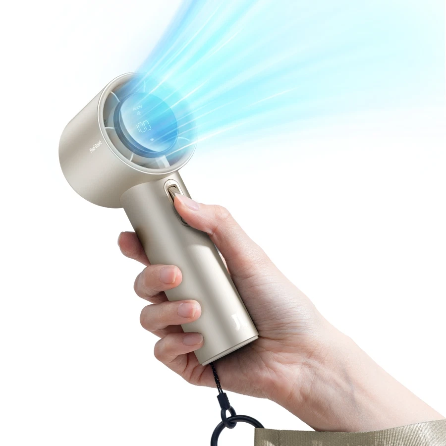 Jisulife Rechargeable Handheld Fan, Pro1S (Brown)
