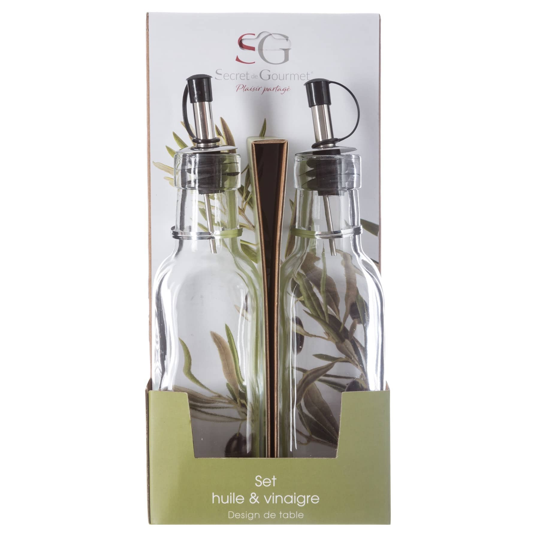 5Five Glass Oil & Vinager Set (160 ml, 2 Pc.)