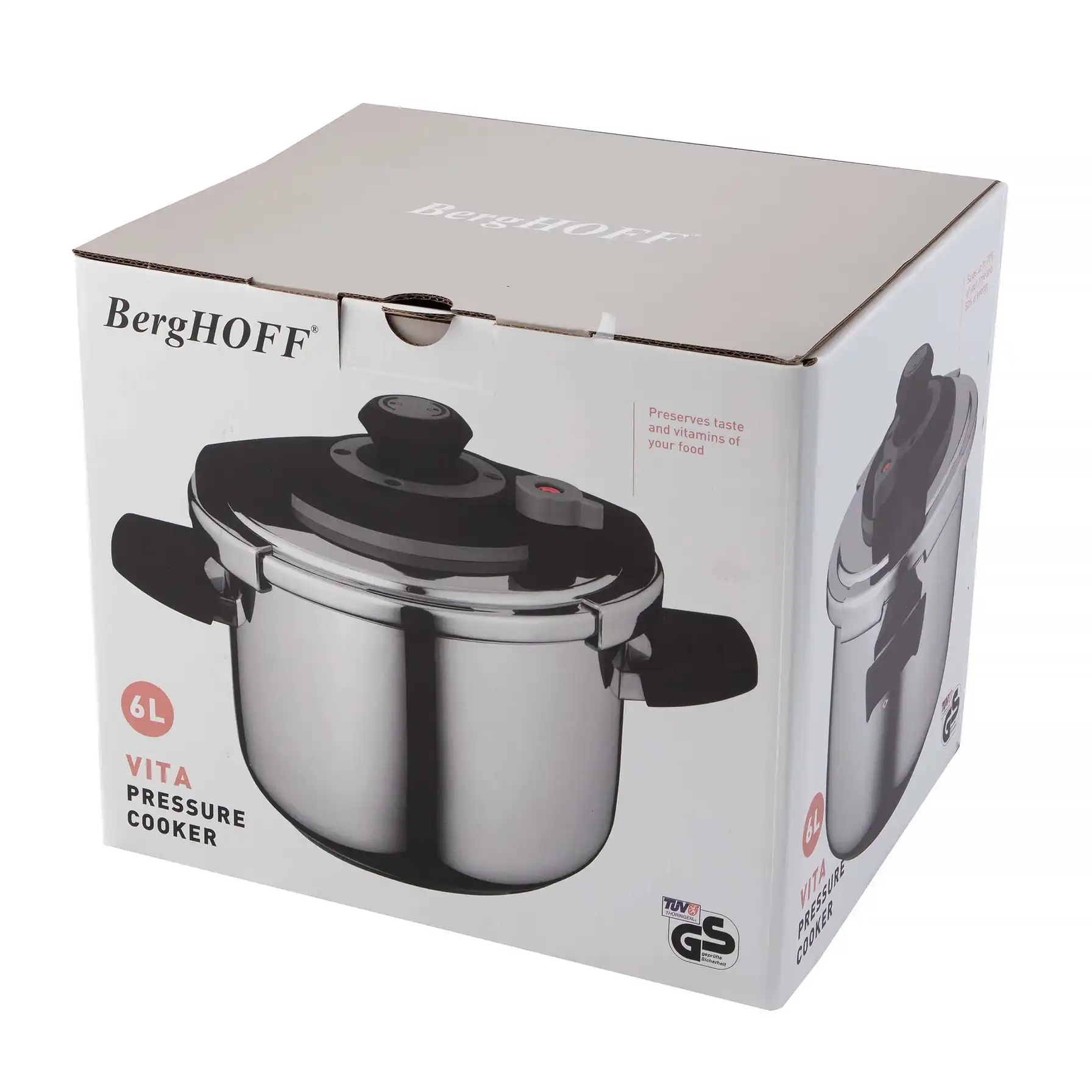 BergHOFF Vita Stainless Steel Pressure Cooker (6 L)