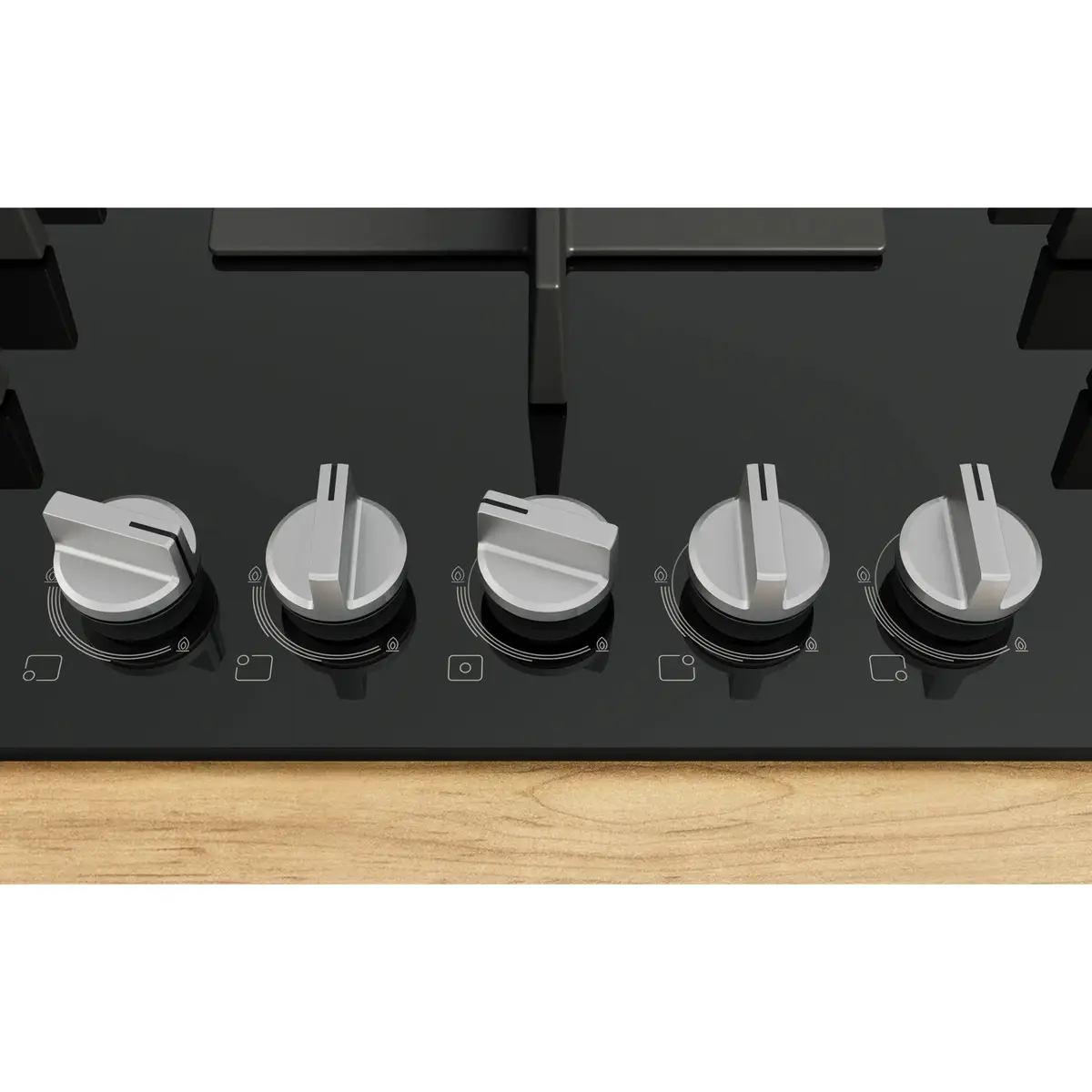 Bosch Series 6 Built-In 5-Burner Gas Hob, PPQ9B6I40M (52 x 91.5 x 4.5 cm)