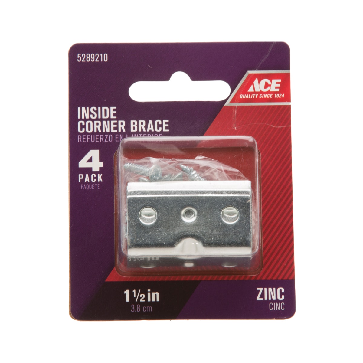 ACE Inside Corner Brace (4 cm, Pack of 4)