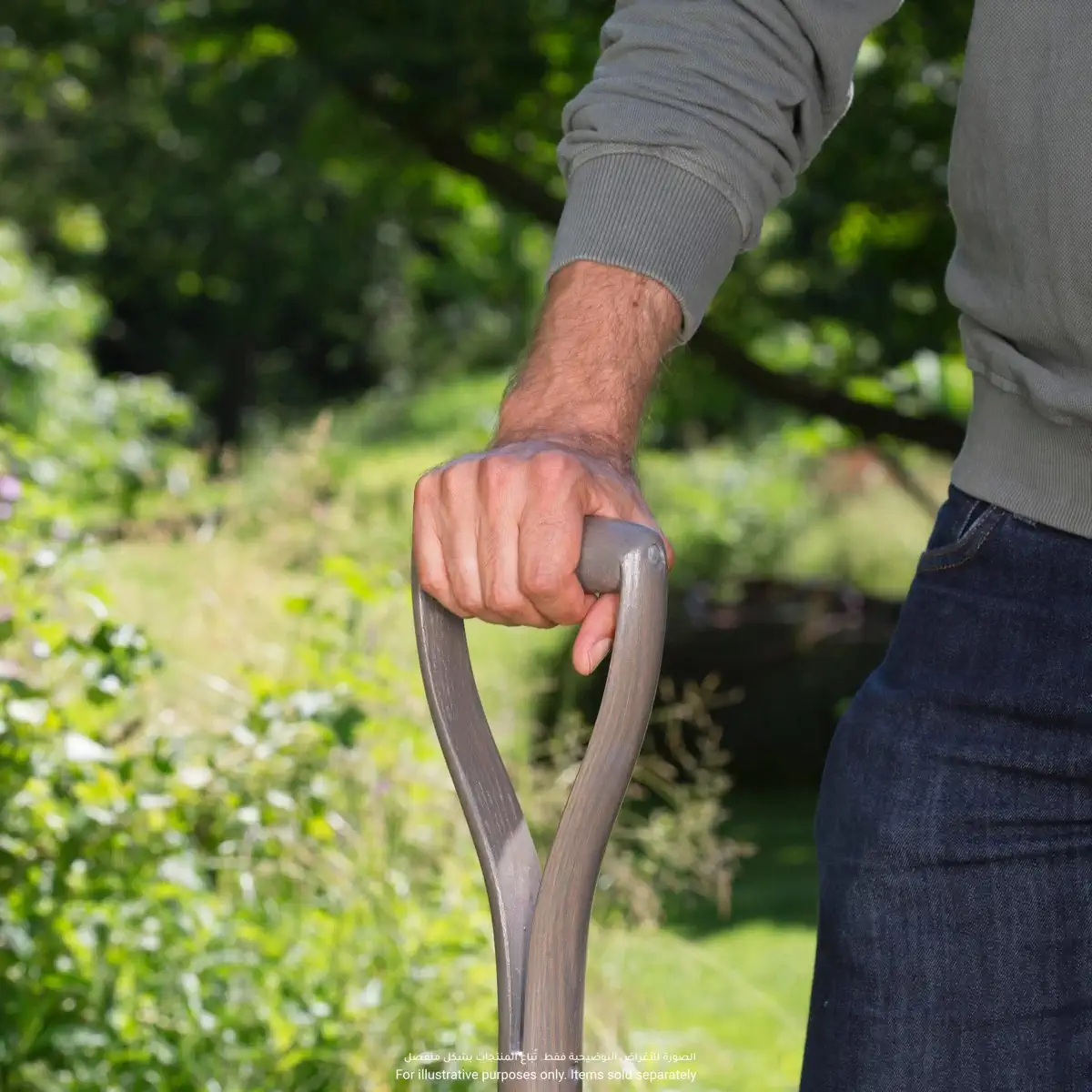 Gardena NatureLine Ash Wood Pointed Spade (117 cm)
