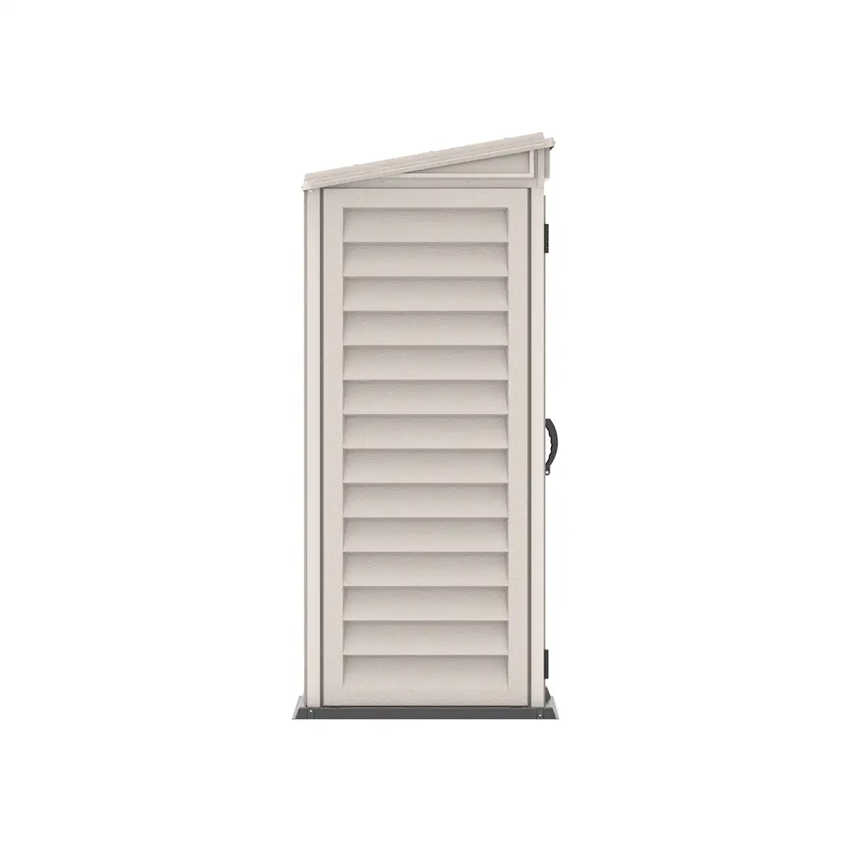 Duramax Aluminium & Vinyl Plastic Storage Shed (Adobe, 171 x 92 x 202 cm)