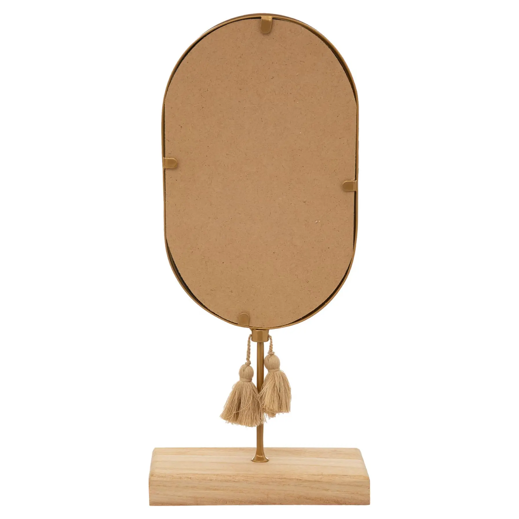 Atmosphera Dolce Riviera Wooden Standing Mirror (16 x 8 x 35 cm)