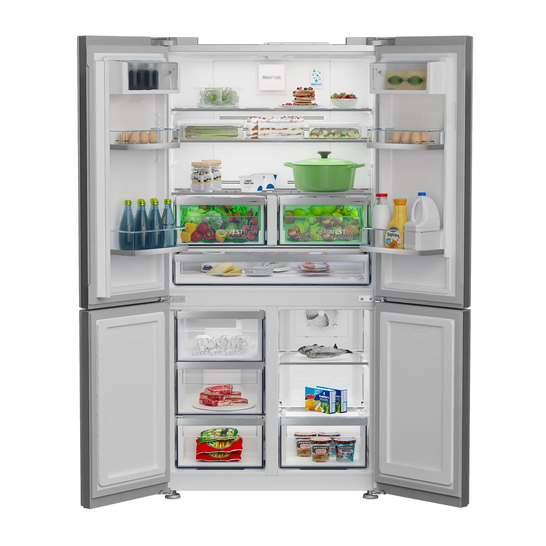Beko French Door Refrigerator, GNE794DX (523 L)