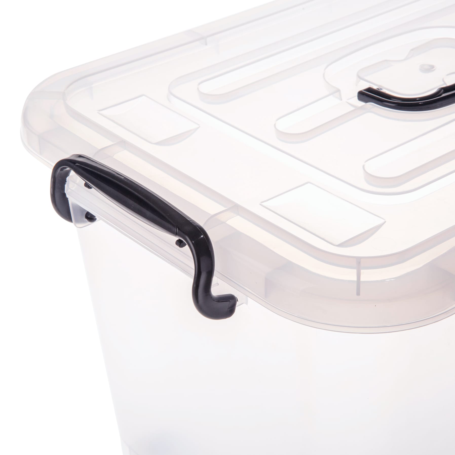Homeplus Plastic Storage W/Wheels & Handle (25 L) 