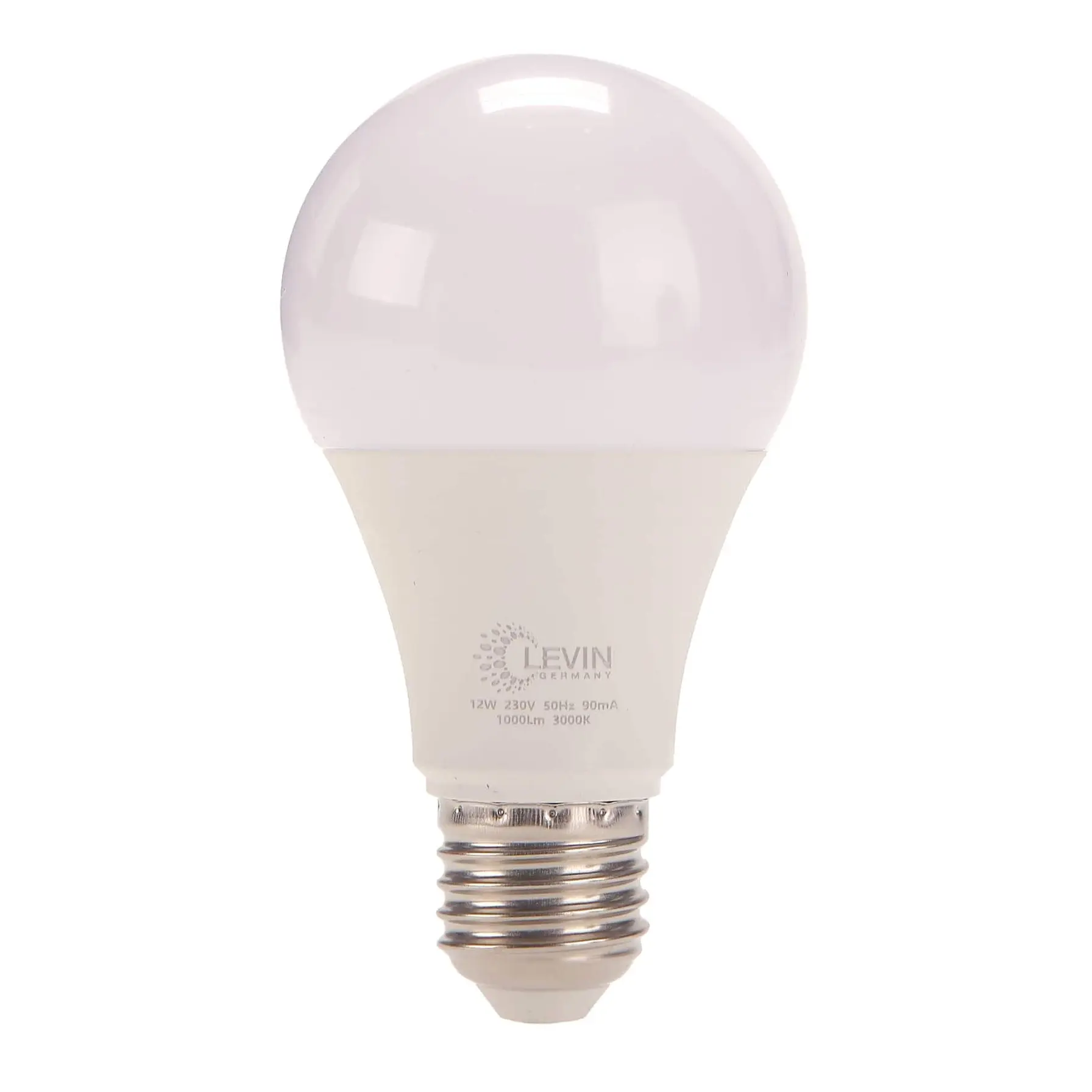 Levin E27 LED A-Type Light Bulb (12 W, Warm White)