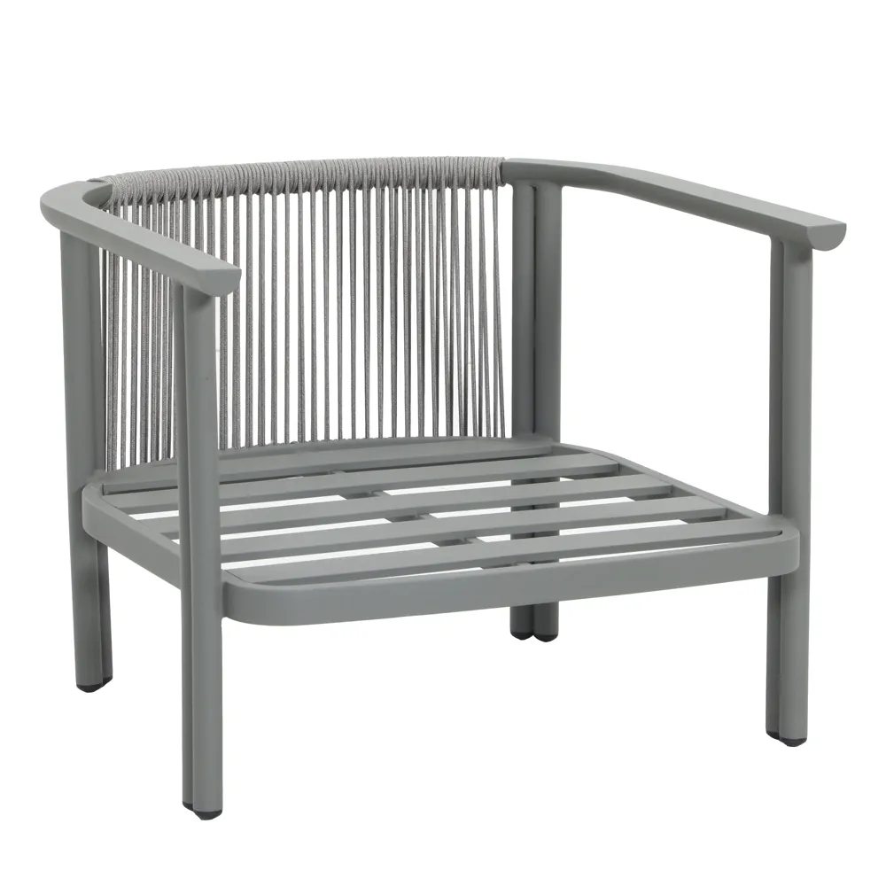 Ayla 5-Seater Aluminum Outdoor Sofa Set (186 x 77 x 61 cm)