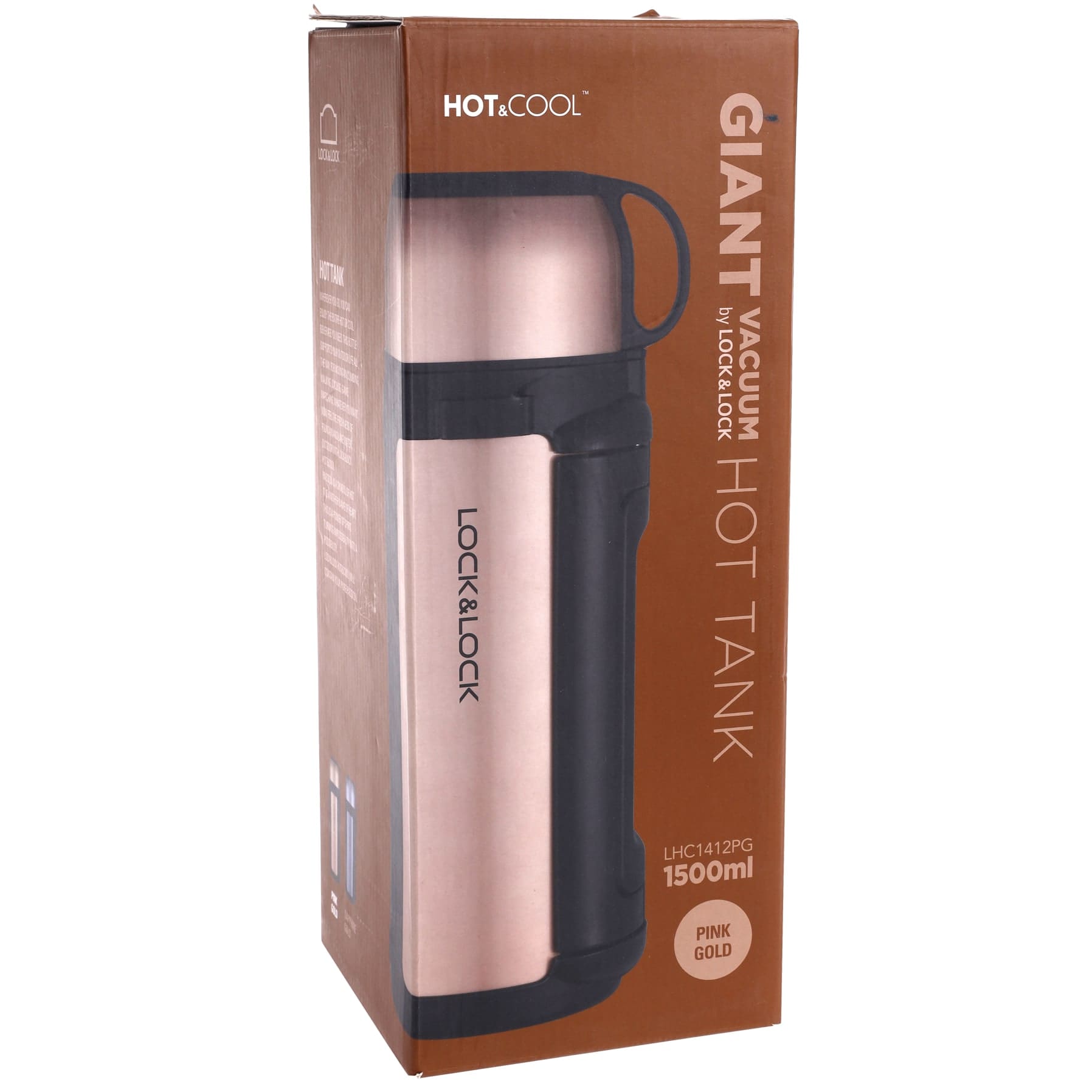 Lock and Lock Giant Hot Tank (1.5 L, Pink Gold)
