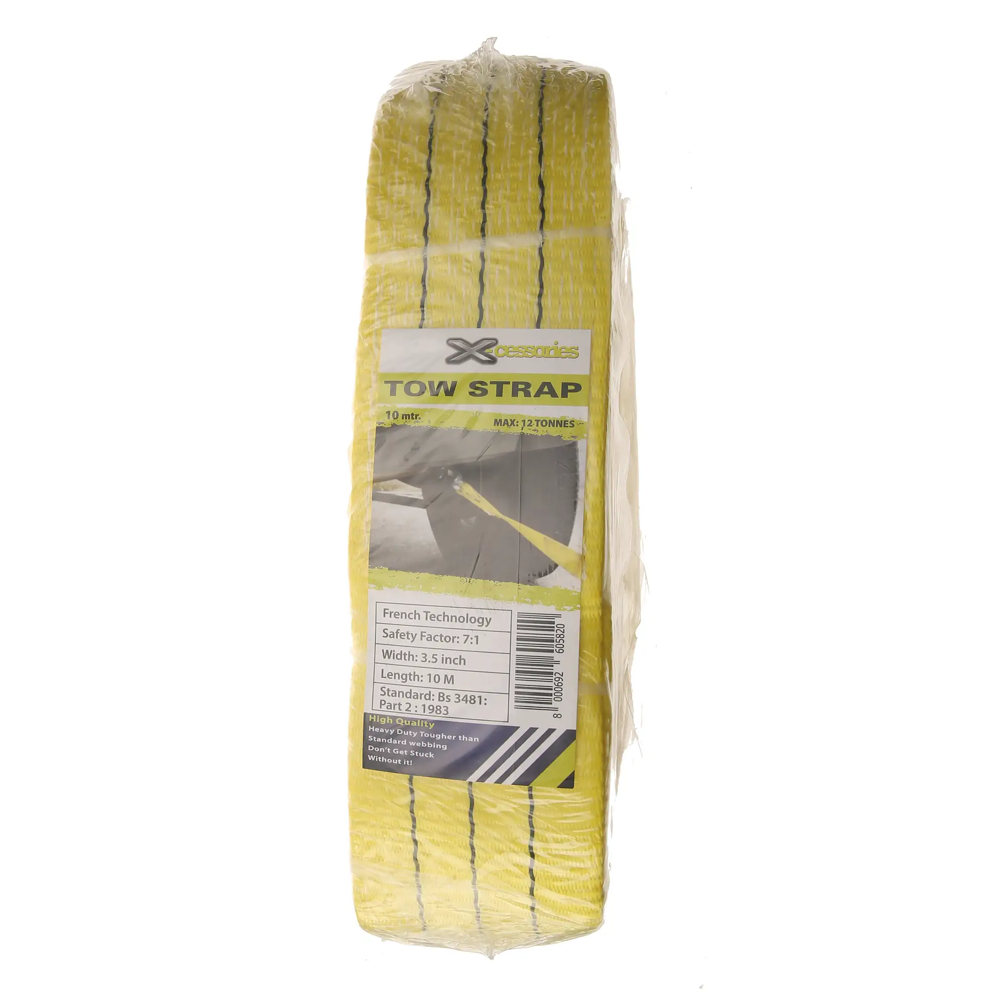 Xcessories Heavy Duty Tow Strap (7.62 x 1000 cm)