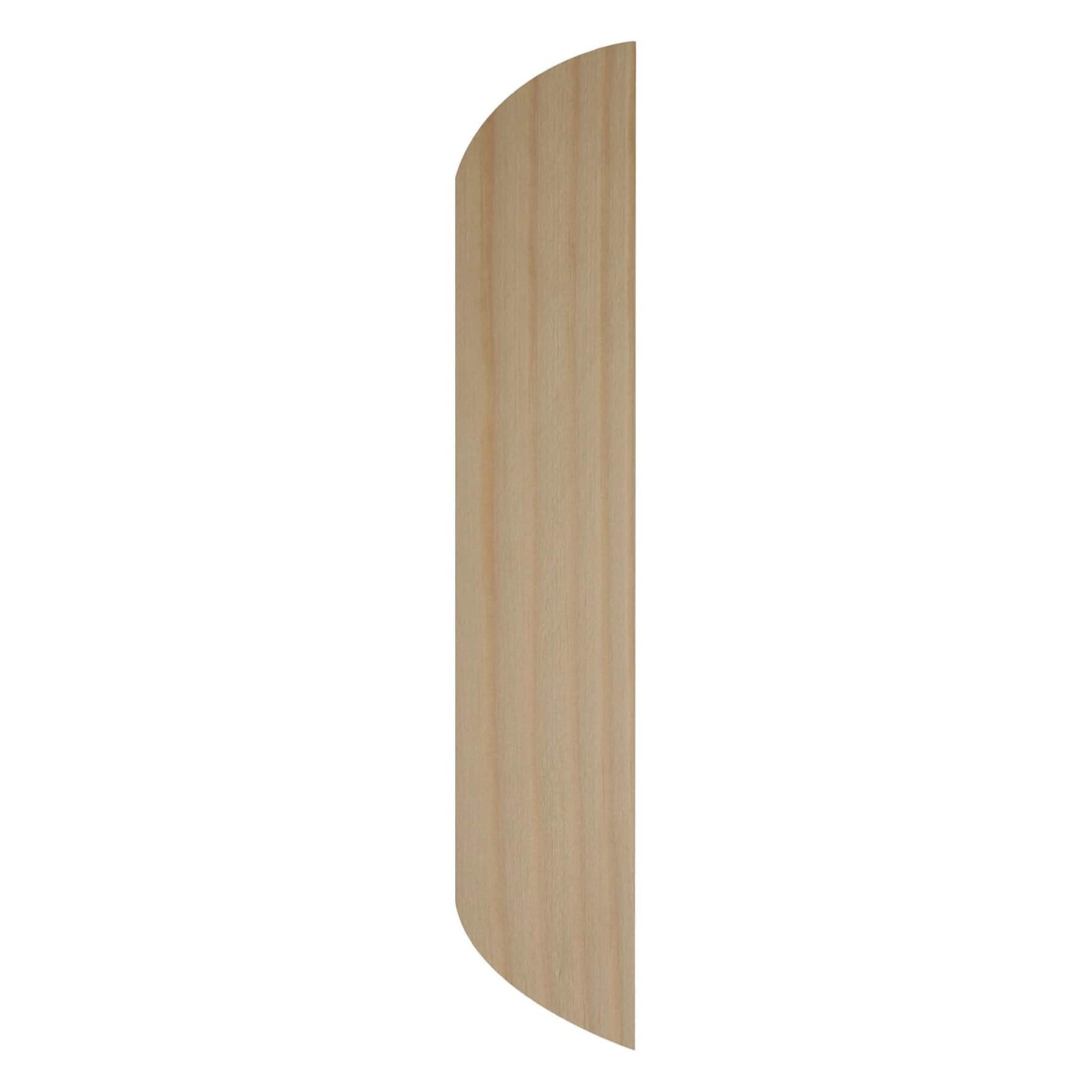 Pine Flat D-Shape Moulding (8 x 34 x 2400 mm)