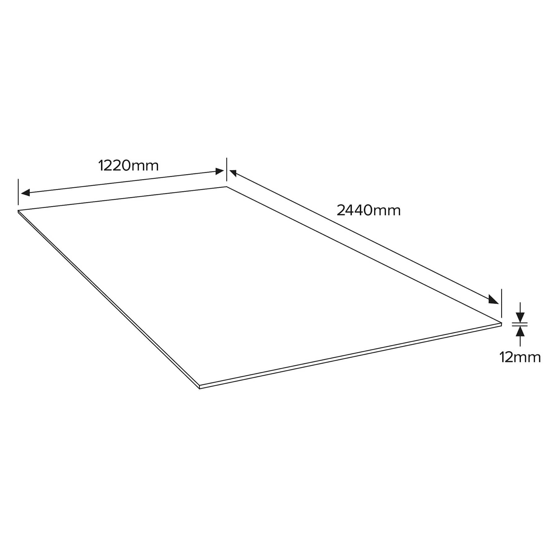 MDF Board (12 x 1220 x 2440 mm)