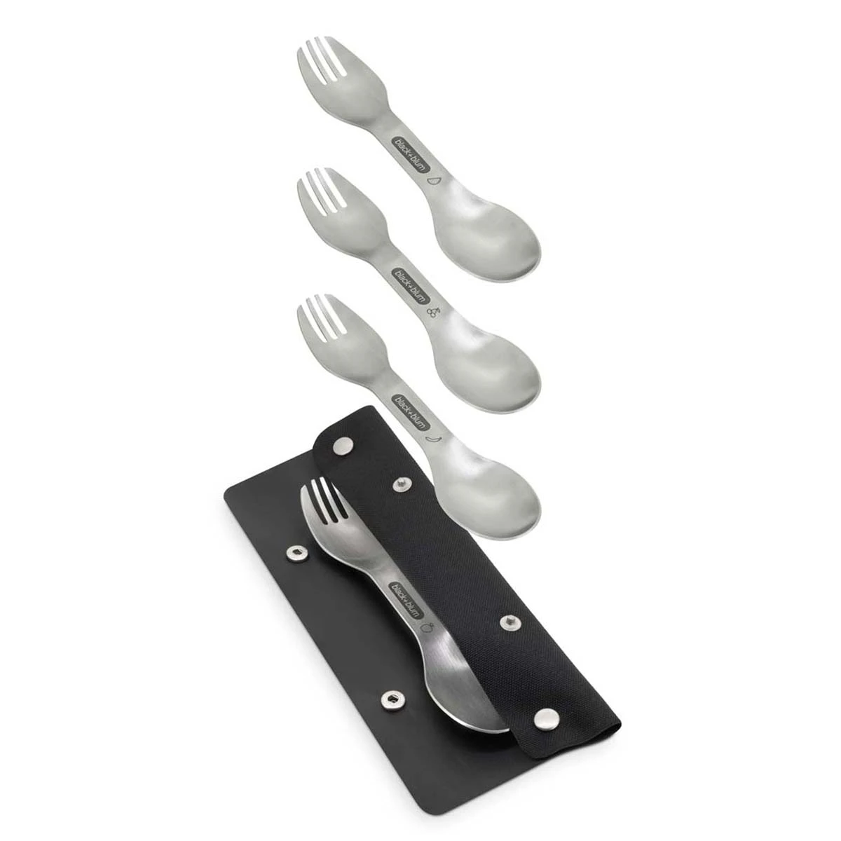 Black & Blum Picnic Stainless Steel Spork Set (4 Pc.)