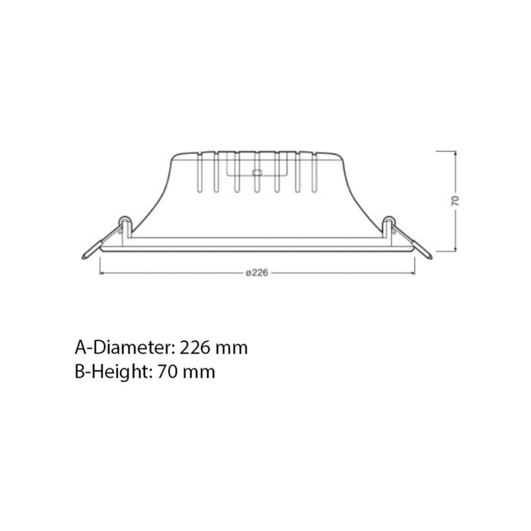 Ledvance LED Value Downlight (16.5 W, 1350 Lumens)