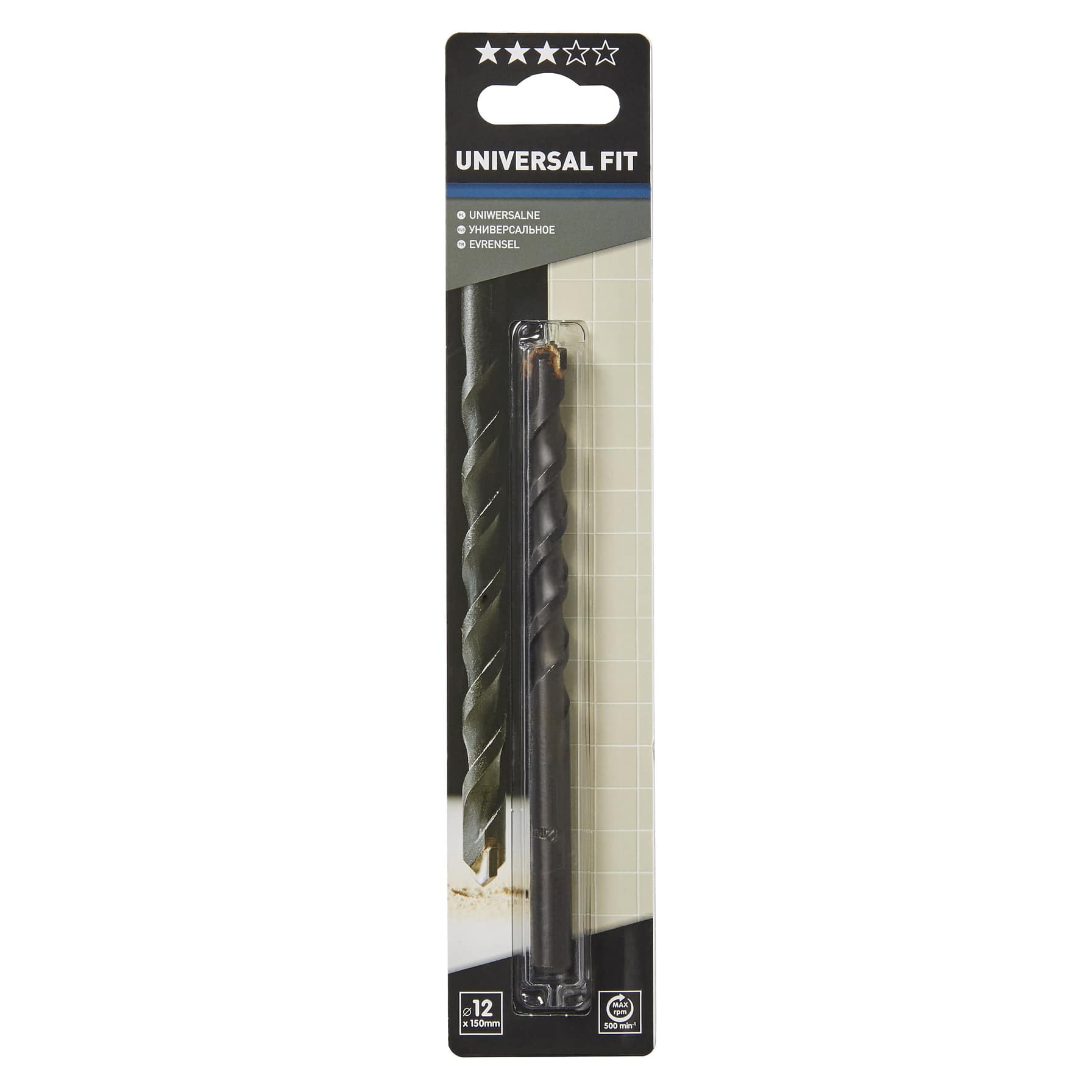 Universal Steel Tile Drill Bit (15 x 4.3 x 1.2 cm)