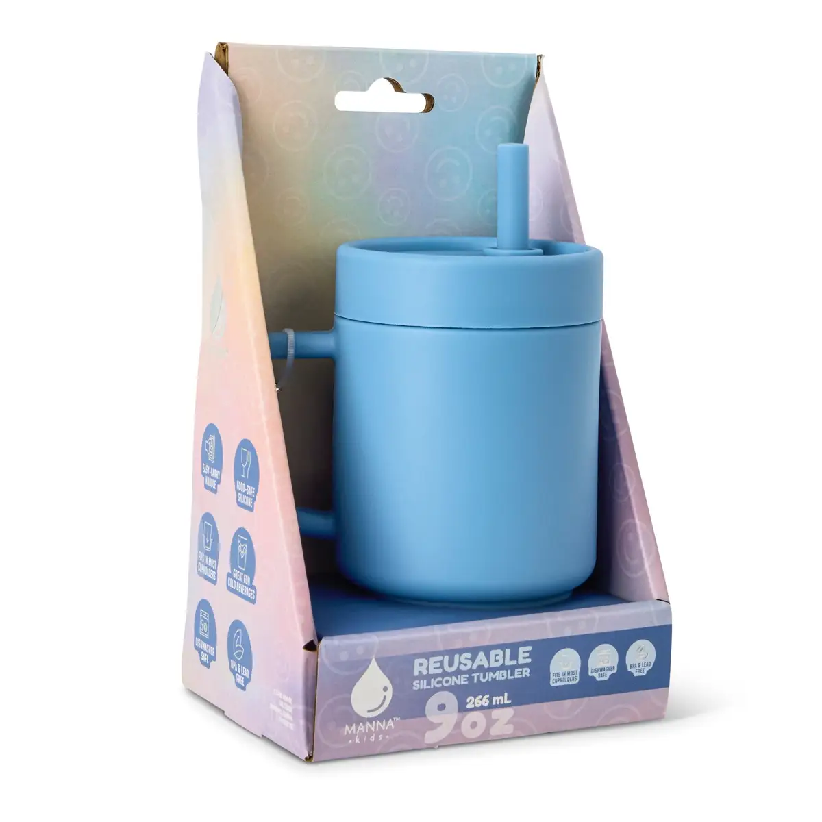 Manna Kids Silicone Tumbler (RV, 266 ml)