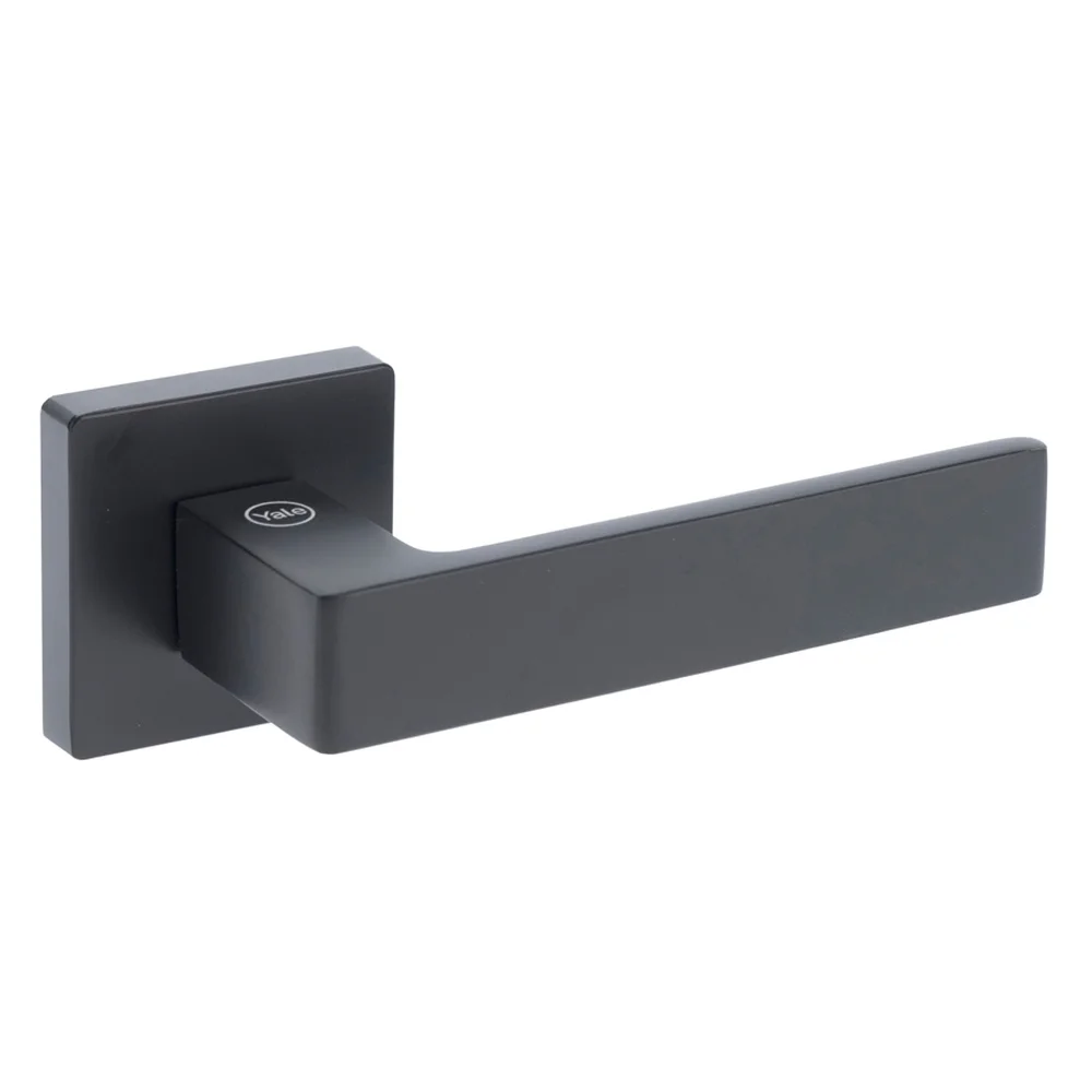 Yale Zinc Alloy Lever Door Handle, IT4118 (Black Matt)