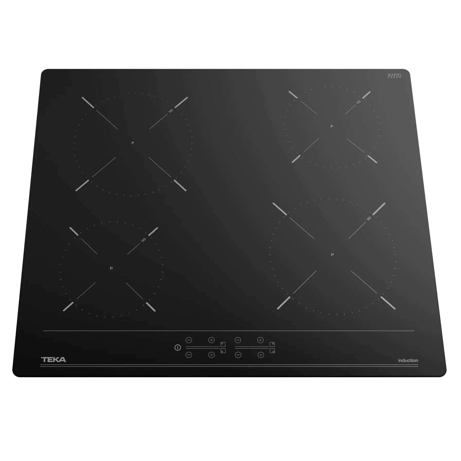 Teka Built-In 4-Zone Induction Hob, IBC 64000 TTC (5 x 60 x 51 cm)