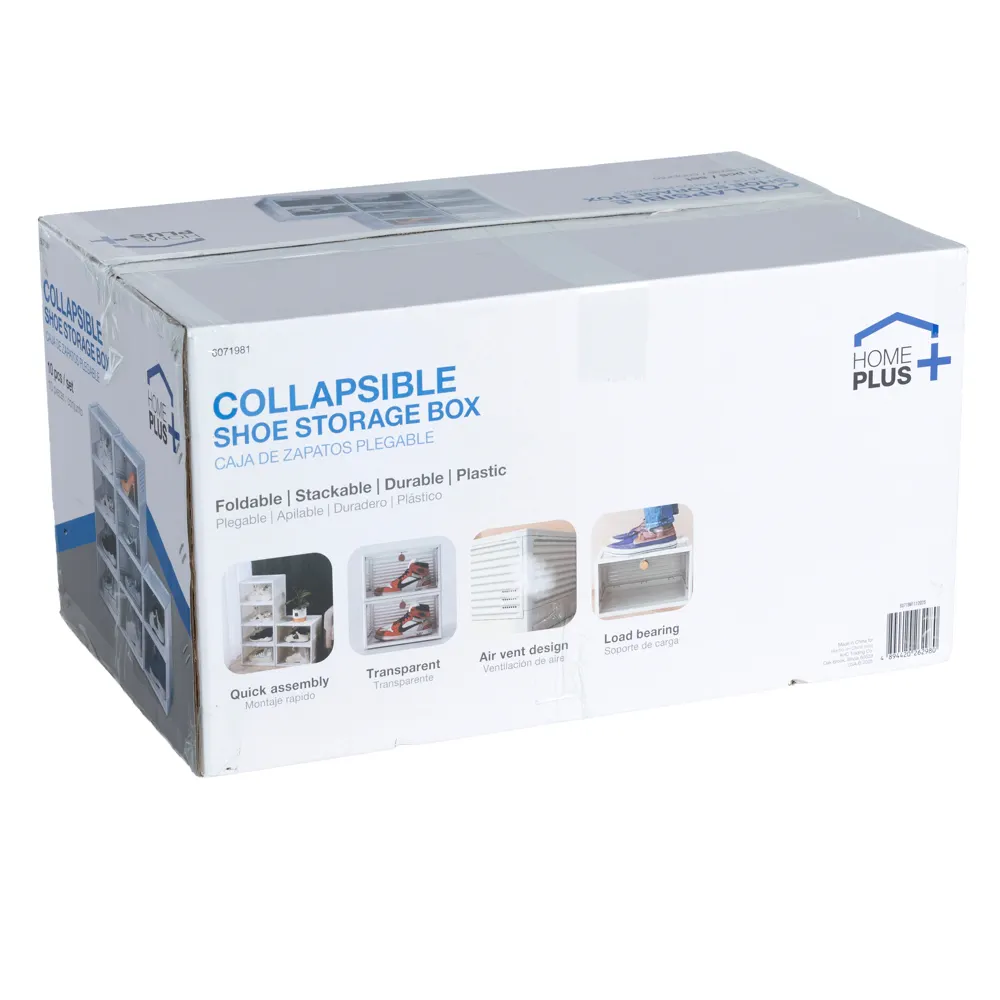 Foldable Shoe Storage Box Set, 8005-10 (10 Pc.)