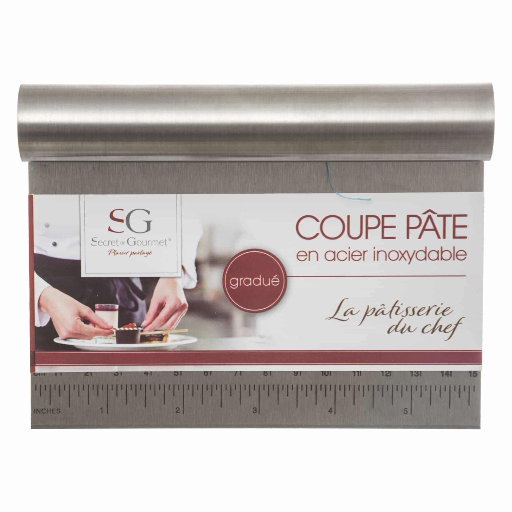 5Five Stainless Steel Pasta Cutter W/Graduations (15 x 13 x 2.5 cm)