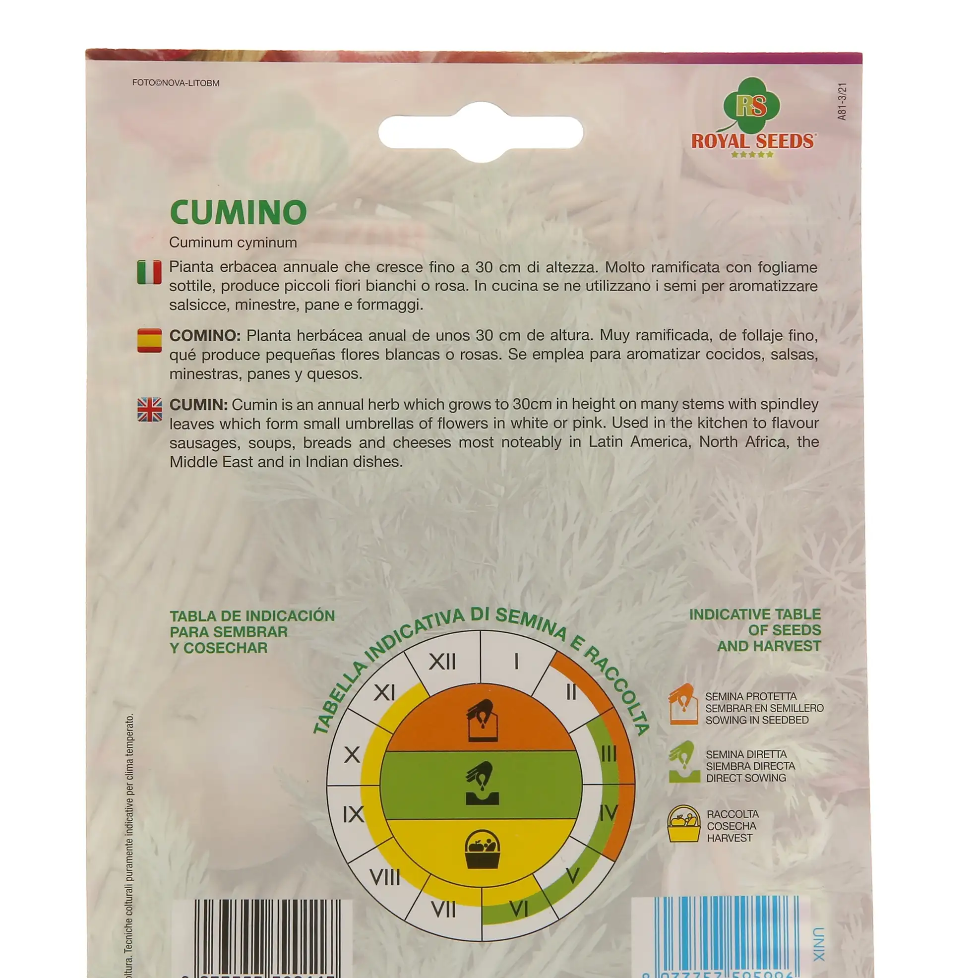 Royal Seeds Cumin Seed Pack