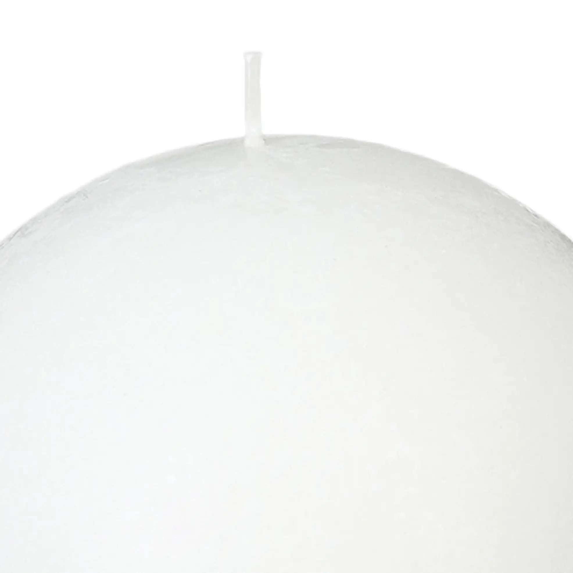 Comptoir de la Bougie Olia Rustic Wax Ball Candle (10 cm, White)