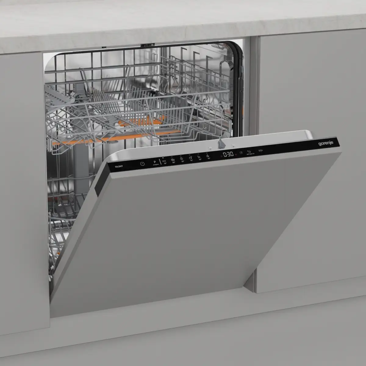 Gorenje Built-In Fully Integrated Dishwasher, GV642D65 (14 Place Setting)