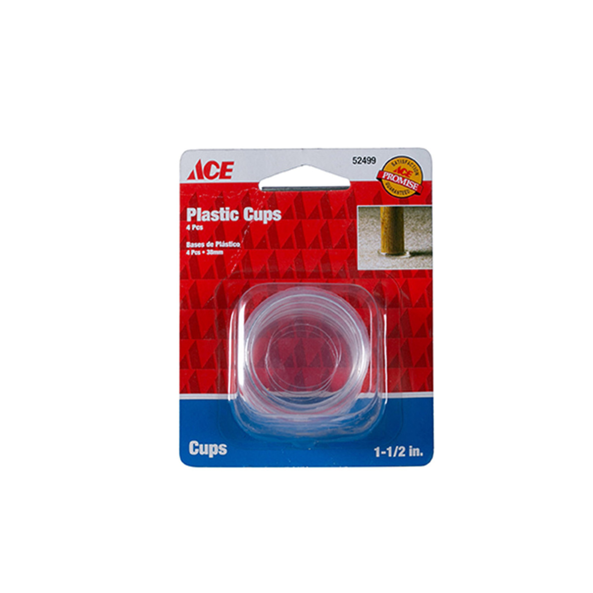 ACE Plastic Cups (3.8 cm, Pack of 4) 