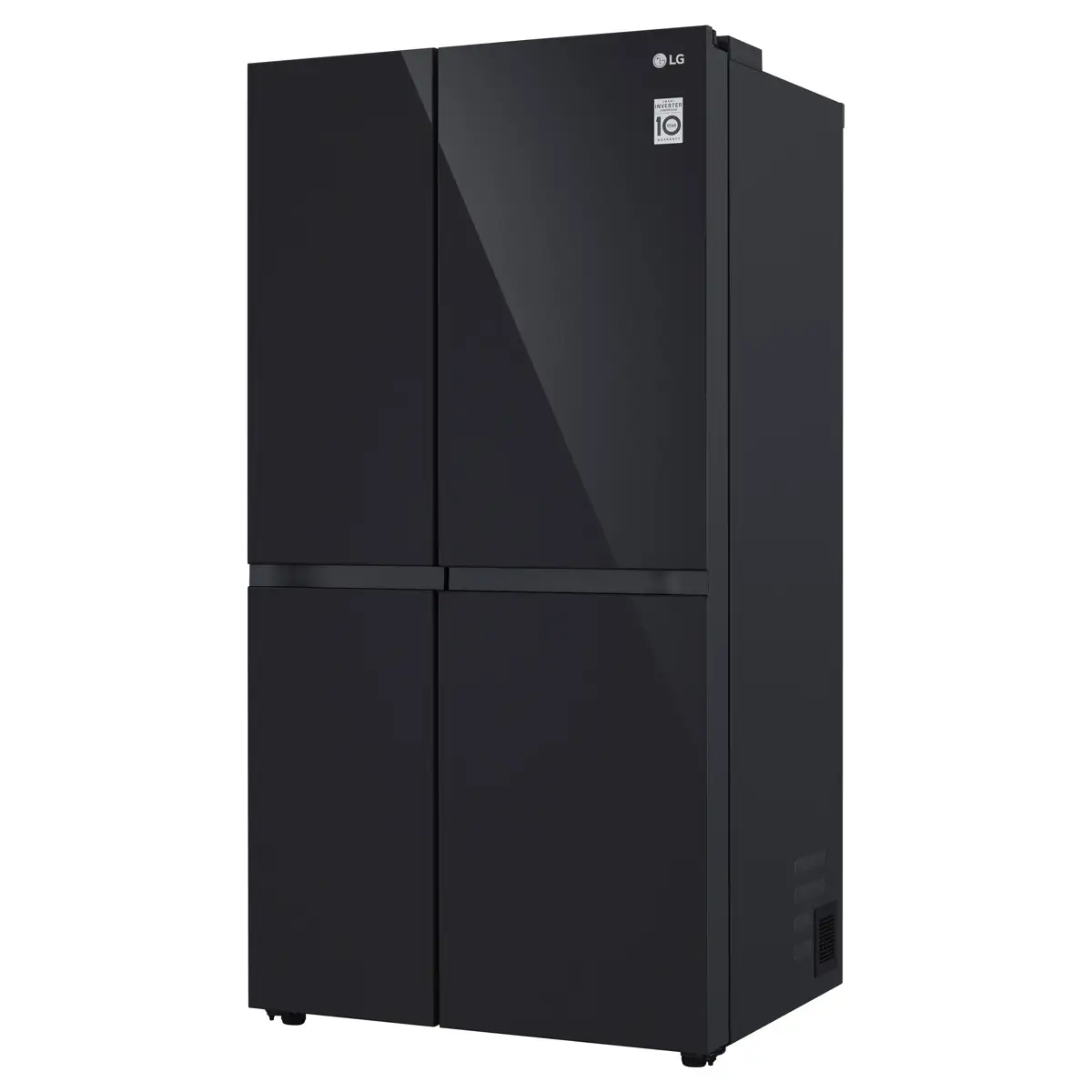 LG Side By Side French Door Refrigerator, GR-B267DBM3 (Black Mirror, 650 L)
