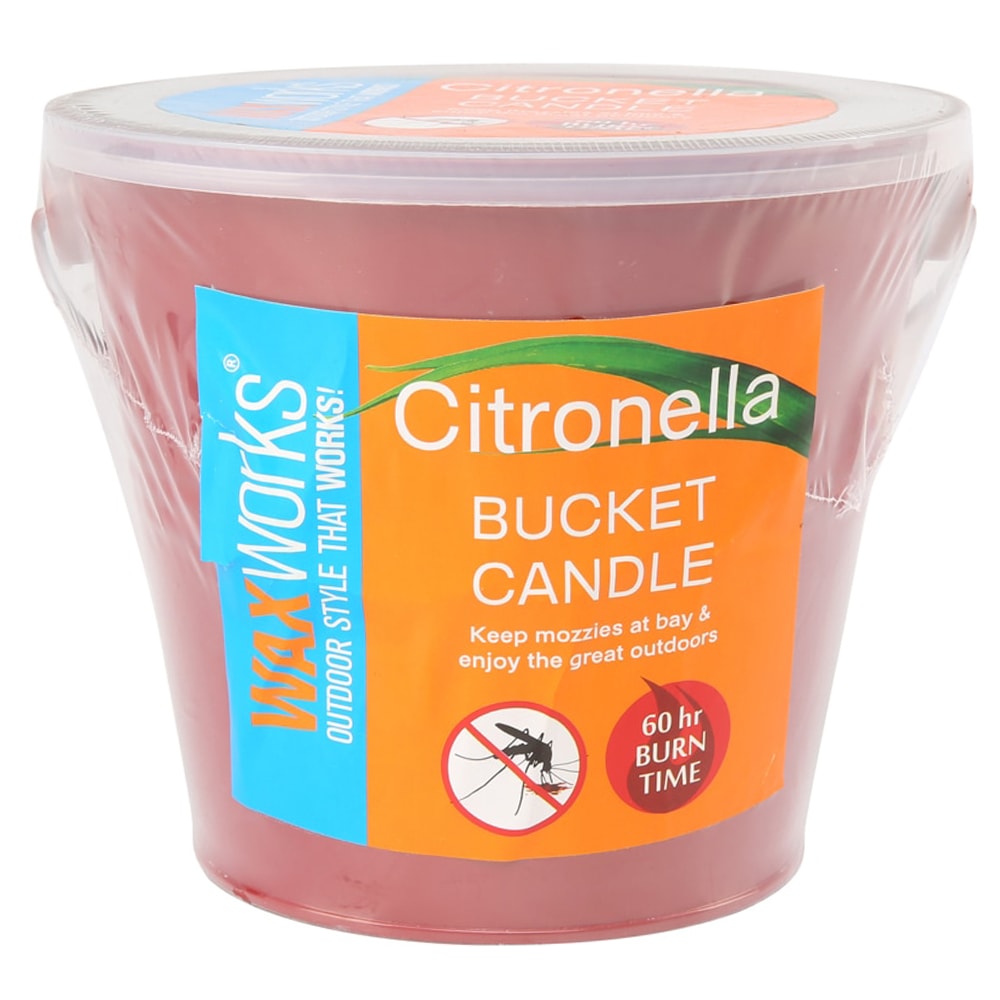 Wax Works Citronella Bucket Candle