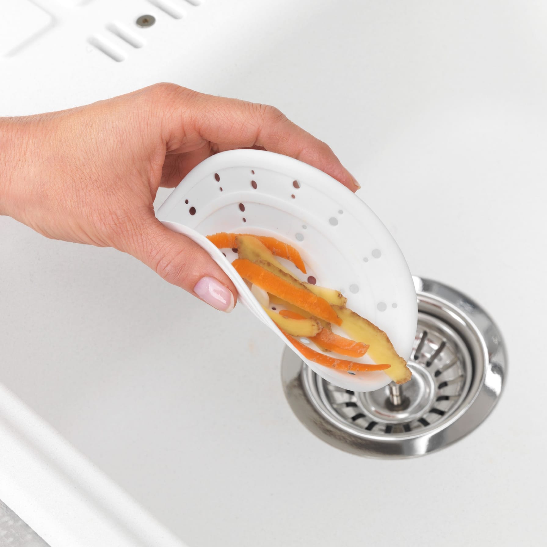 Wenko Silicone Sink Drainer (12 x 0.3 x 12 cm) 