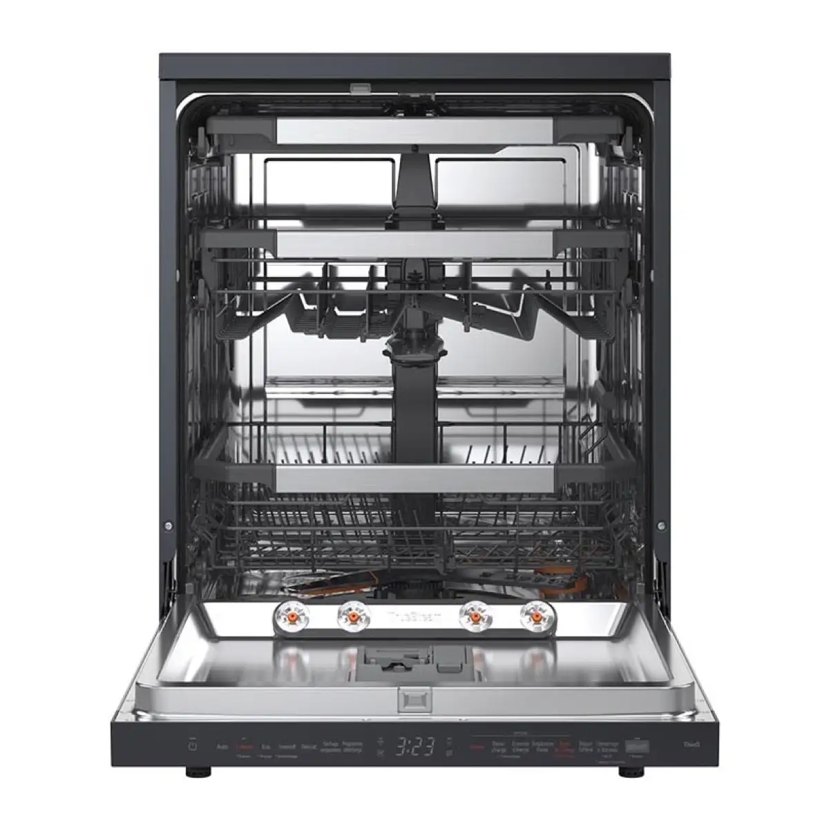 LG QuadWash Freestanding Dishwasher, DFC287HMS (Black, 14 Place Setting)