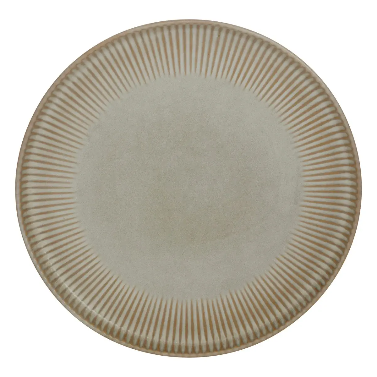 SG Chloe Stoneware Flat Plate (26.8 cm, Mocha)