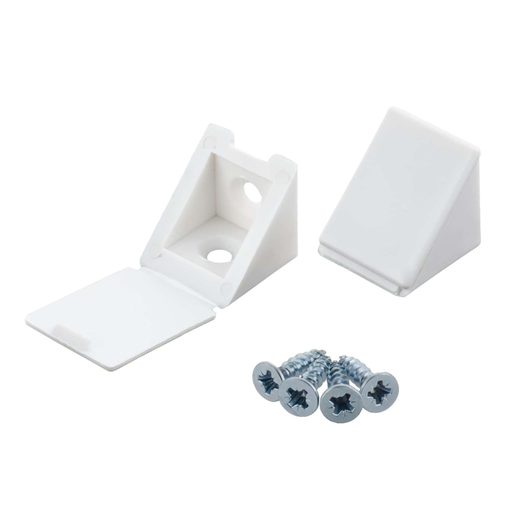 Suki Plastic Corner Connector Pack (35 x 25 x 25 mm, 4 Pc.)