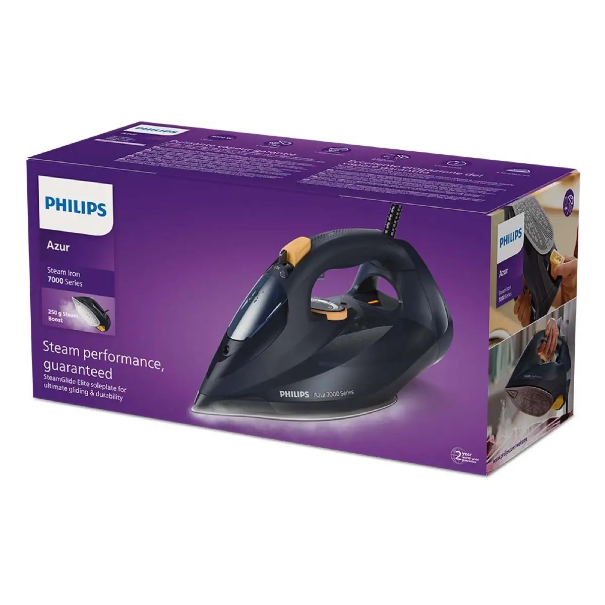Philips 7000 Series HV Steam Iron, DST7060/26 (3000 W, 300 ml)