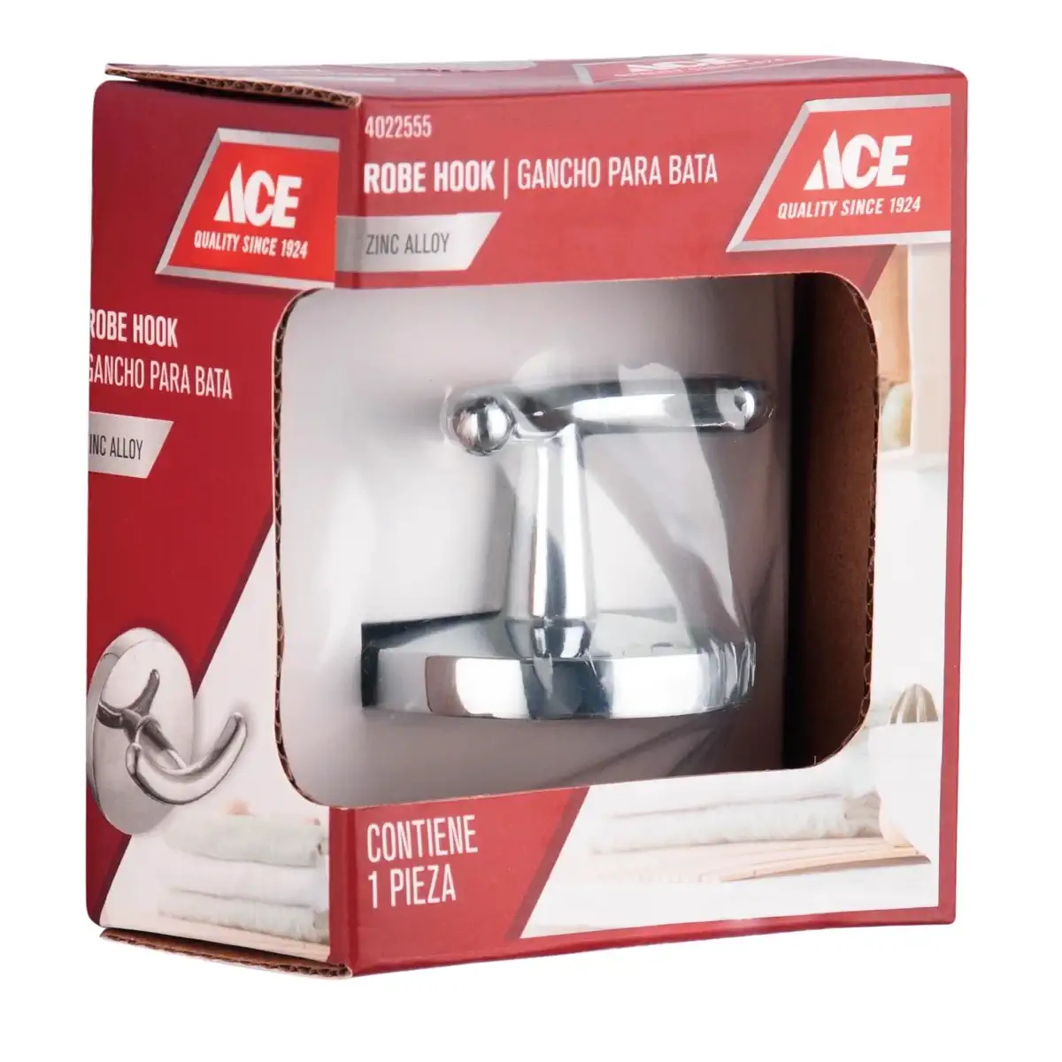Ace Transitional Chrome Bath Hook