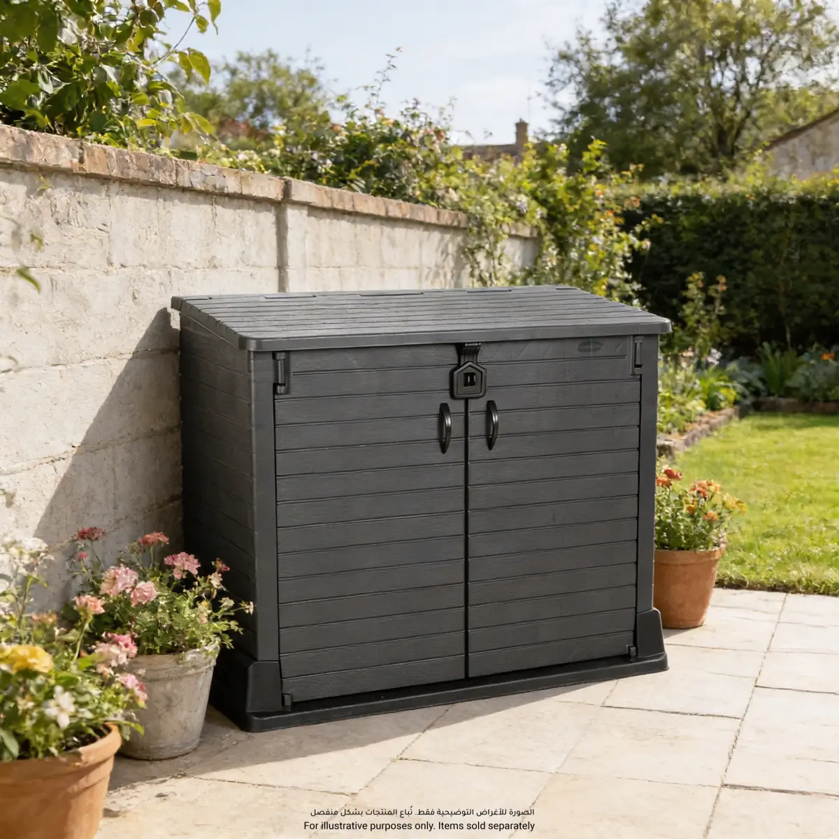 Cosmoplast Cedargrain Storage Shed (850 L)